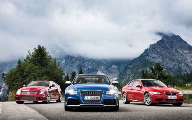 2013-audi-RS5-2011-bmw-M3-cadillac-CTS-V-front-5 2013-audi-RS5-2011-bmw-M3-cadillac-CTS-V-front-5
