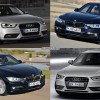 Audi-A4-Facelift-BMW-3er-F30-Bildvergleich-Front