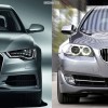 Audi-A6-C7-BMW-5er-F10-Bildvergleich-Front