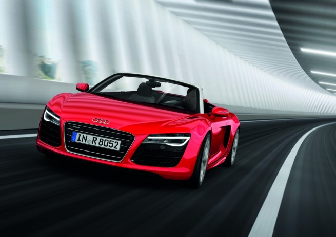 Audi R8 Spyder V10/Fahraufnahme