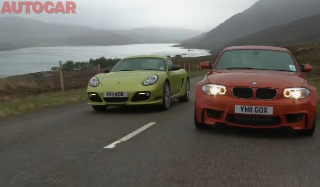 BMW-1er-M-Coupe-Video-Porsche-Cayman-R