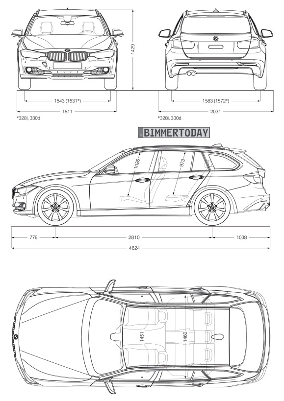 Abmessungen bmw 5er e39 #6