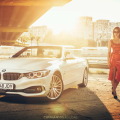 BMW 4er Cabrio F33: Wallpaper mit Luxury Line & Elena Horvath BMW 4er Cabrio F33: Wallpaper mit Luxury Line & Elena Horvath