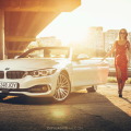 BMW 4er Cabrio F33: Wallpaper mit Luxury Line & Elena Horvath BMW 4er Cabrio F33: Wallpaper mit Luxury Line & Elena Horvath