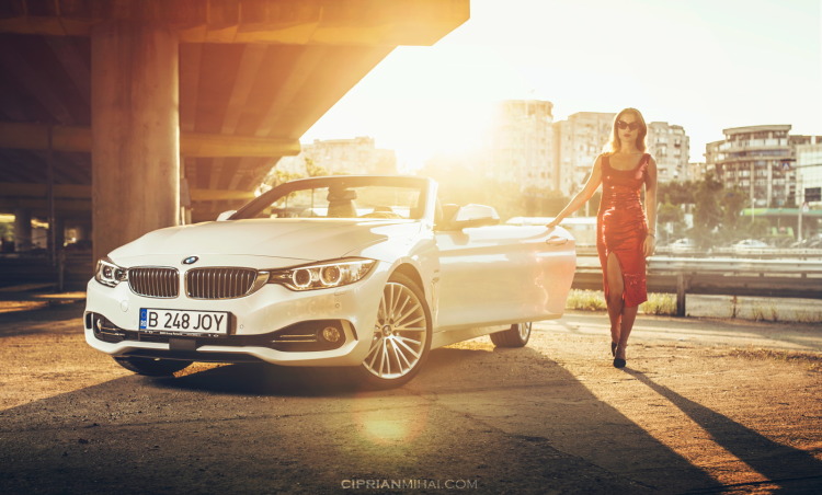 BMW 4er Cabrio F33: Wallpaper mit Luxury Line & Elena Horvath BMW 4er Cabrio F33: Wallpaper mit Luxury Line & Elena Horvath