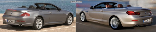 BMW-6er-Cabrio-E64-F12-Vergleich-Heck BMW-6er-Cabrio-E64-F12-Vergleich-Heck