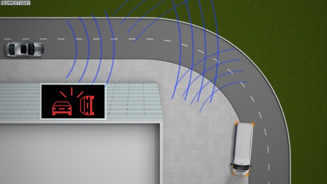 BMW-Connected-Drive-Car-to-X-Kommunikation-lokale-Gefahrenwarnung-Hindernis