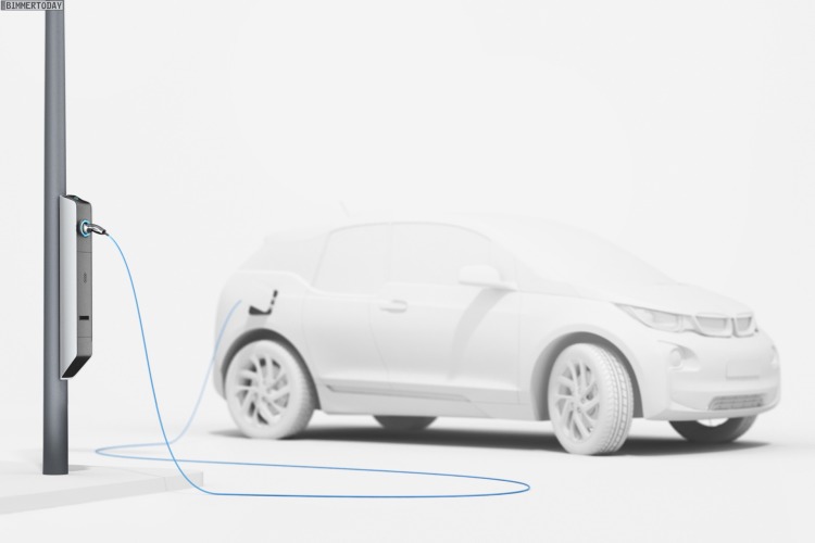 BMW Light & Charge: Lichtmast trifft Elektroauto-Ladesäule BMW Light & Charge: Lichtmast trifft Elektroauto-Ladesäule