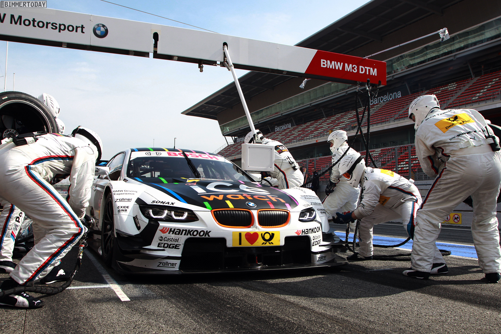 Dtm bmw test barcelona #4