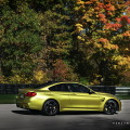 BMW M4 Coupé Wallpaper: Austin Yellow im Indian Summer BMW M4 Coupé Wallpaper: Austin Yellow im Indian Summer