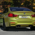 BMW M4 Coupé Wallpaper: Austin Yellow im Indian Summer BMW M4 Coupé Wallpaper: Austin Yellow im Indian Summer