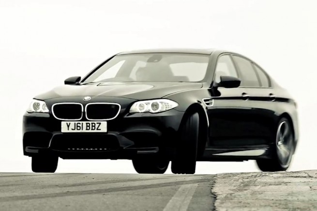 BMW-M5-F10-Schwarz-Drift-Video-UK