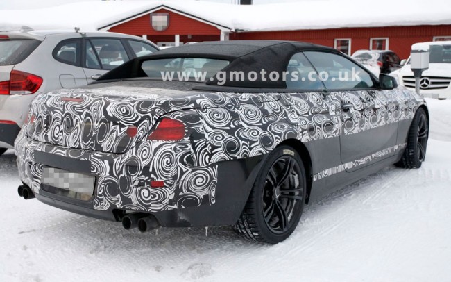 BMWM6CabrioF12SpyshotsAutomedia Wie bisher wird sich der BMW M6 den 