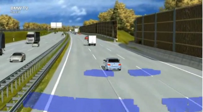 BMW-TV-Spurwechselwarnung