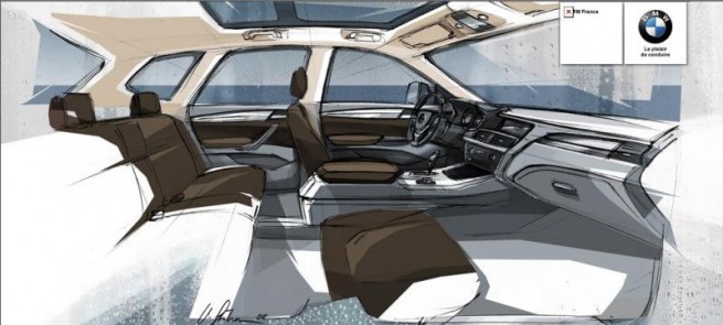 BMW-X3-F25-Interieur-Zeichnung BMW-X3-F25-Interieur-Zeichnung