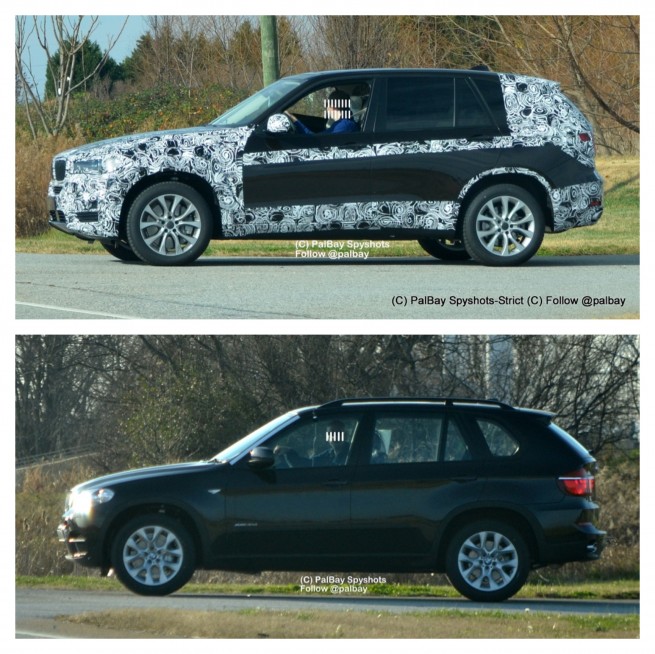 BMW-X5-F15-2013-Vergleich-E70-Spyshot-Palbay