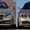 BMW-Z4-E89-Mercedes-SLK-R172-Front