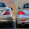 BMW-Z4-E89-Mercedes-SLK-R172-Heck