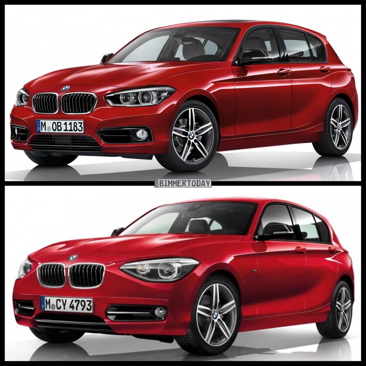 Bmw 1er facelift vergleich
