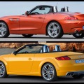 Bild-Vergleich: Audi TT Roadster 2015 vs. BMW Z4 Roadster E89 Bild-Vergleich: Audi TT Roadster 2015 vs. BMW Z4 Roadster E89