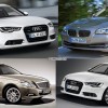 Bildvergleich-Audi-A6-Avant-BMW-5er-Touring-Mercedes-E-Klasse-T-Modell-Front-schraeg