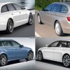 Bildvergleich-Audi-A6-Avant-BMW-5er-Touring-Mercedes-E-Klasse-T-Modell-Heck-schraeg