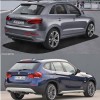 Bildvergleich-Audi-Q3-BMW-X1-Heck