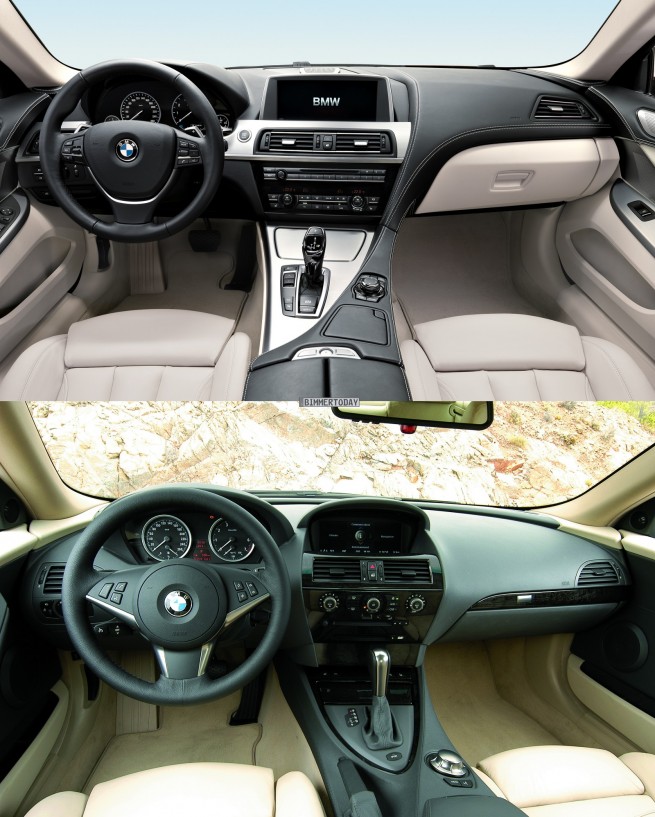 Bildvergleich-BMW-6er-Coupé-F13-6er-E63-Interieur
