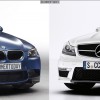 Bildvergleich-BMW-M3-E92-Mercedes-C63-AMG-Coupé-Front2