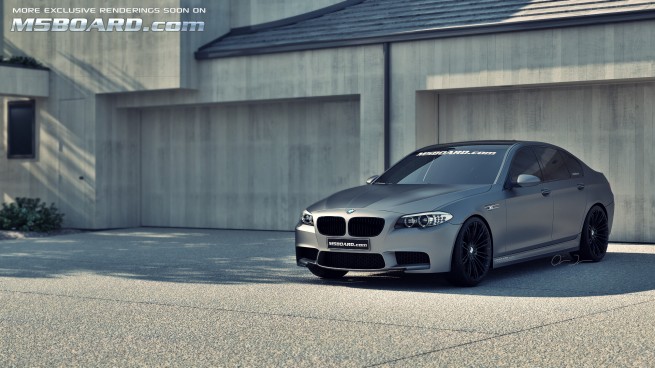 Frozengraybmwm5f10blackwheelsm5boardcom