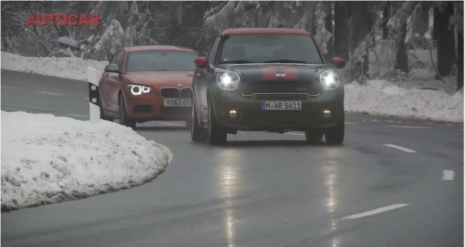 MINI-Paceman-JCW-vs-BMW-M135i-F21-autocar