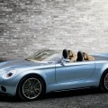 Roadster-Vision Superleggera und MINI Fünftürer F55 in Paris 2014 Roadster-Vision Superleggera und MINI Fünftürer F55 in Paris 2014