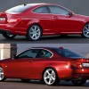 Mercedes-C-Klasse-Coupé-BMW-3er-Coupé-Bildvergleich-Heck1