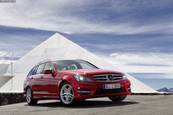 C-Klasse, C 350  CDI T-Modell (S 204) 2011, fire opal red