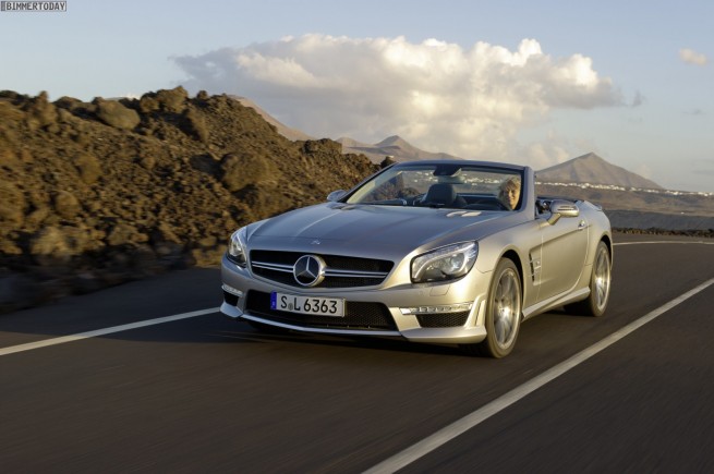 SL 63 AMG, Kristallsilber, Leder Schwarz (R 231) 2011