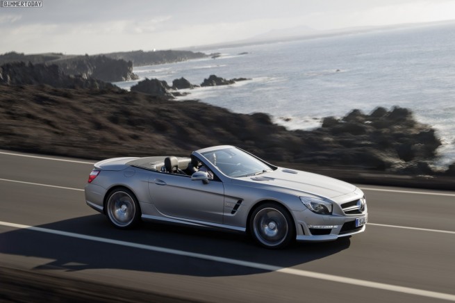 SL 63 AMG, Kristallsilber, Leder Schwarz (R 231) 2011