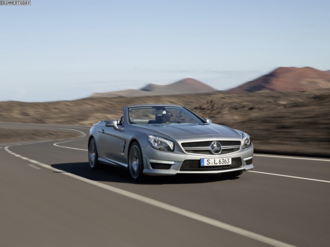 SL 63 AMG, Kristallsilber, Leder Schwarz (R 231) 2011