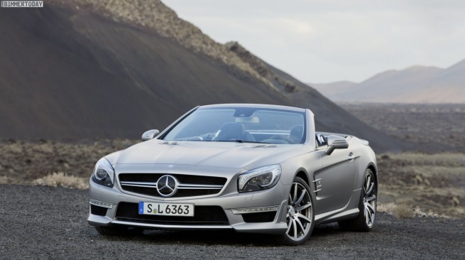 SL 63 AMG, Kristallsilber, Leder Schwarz (R 231) 2011