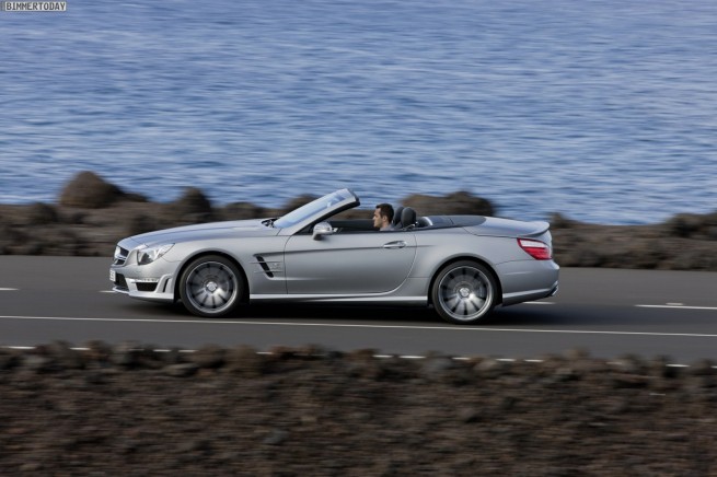 SL 63 AMG, Kristallsilber, Leder Schwarz (R 231) 2011