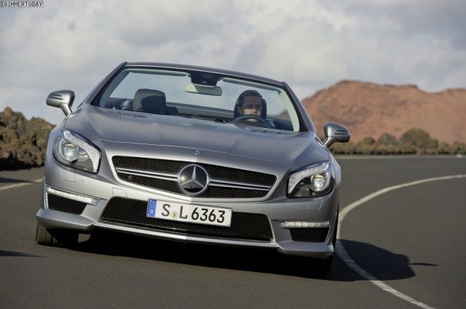 SL 63 AMG, Kristallsilber, Leder Schwarz (R 231) 2011