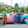 Ugo Rondinone: Rolls-Royce Art Car als farbenfrohes Kunstwerk