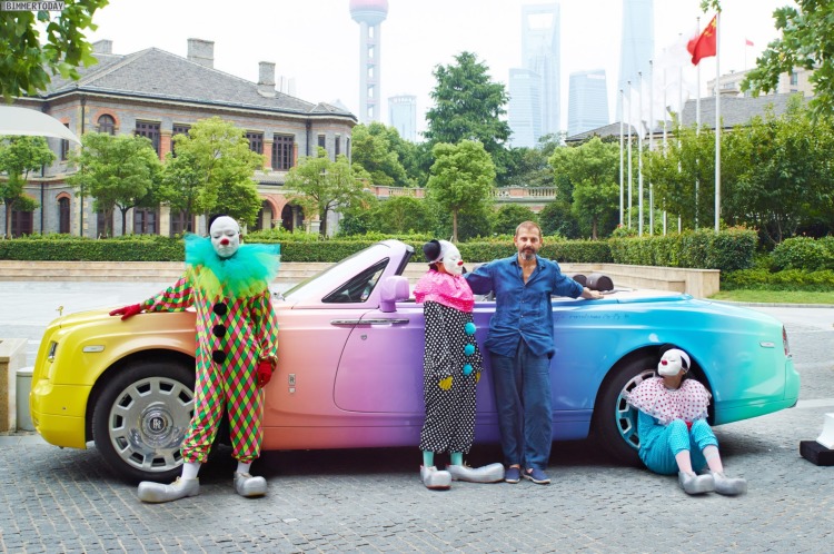 Ugo Rondinone: Rolls-Royce Art Car als farbenfrohes Kunstwerk