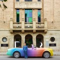 Ugo Rondinone: Rolls-Royce Art Car als farbenfrohes Kunstwerk