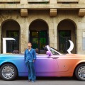 Ugo Rondinone: Rolls-Royce Art Car als farbenfrohes Kunstwerk